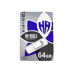 USB  64GB 2.0 Hi-Rali Mini Fit series срібна