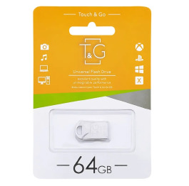 USB  64GB 2.0 T&G 106 metal сталева (коротка)