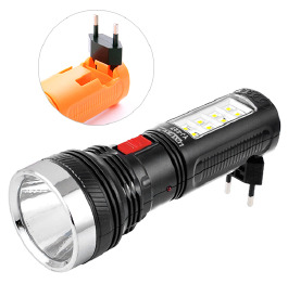 Ліхтар Luxury 227, 1W + 8SMD, акум, 220V