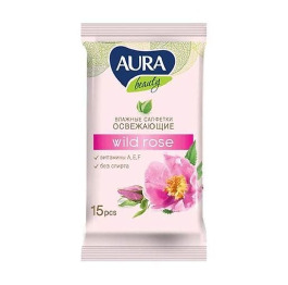 .Серв вологі 15 AURA FRESH (40)